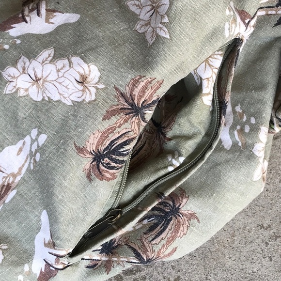 Beachy Hawaiian Print Cotton Backpack - Picture 8 of 11